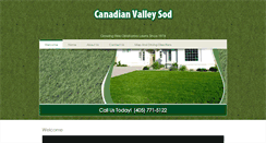 Desktop Screenshot of canadianvalleysod.com